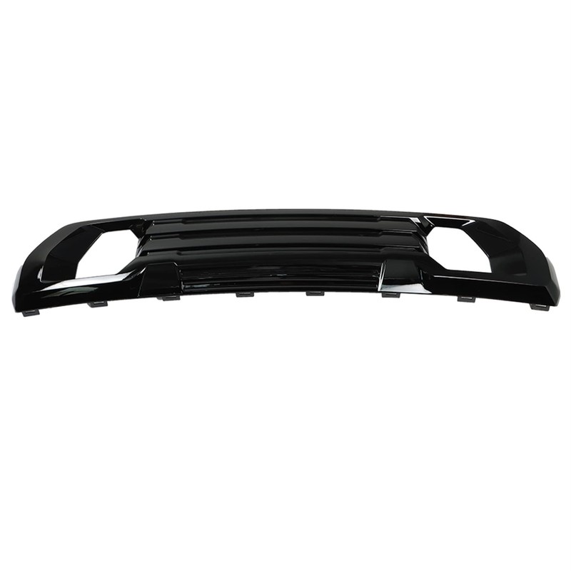 ANTUKO Front Bumper Filler Lower Grille Plate Gloss Black Replacement
