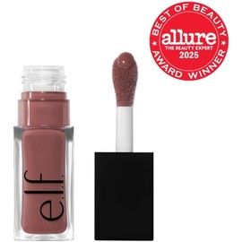 e.l.f. Cosmetics Glow Reviver Aceite para Labios Rosado Elegante Money Mauve, Hidrata y Nutre con Brillo Intenso y Efecto Jugoso, Fórmula con Aceite de Jojoba