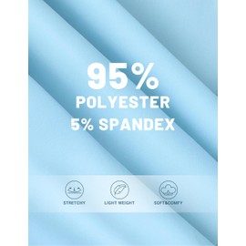 WeciBor Women's Casual Fashion Wide Leg Pants with Pocket Drawstring Elastic Waist Blue Trousers, Vibrant Sunflower Print, Size M