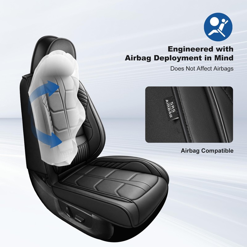 2 Front Car Seat Covers Fit for Mitsubishi Outlander 2007-2026