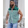Yuanbang Irish Gift for Men Denim Vest Outerwear St Patricks