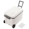 Ultra-Light Hard Cooler, 11.9 Gal Insulated Portable Cooler, Ice Retention