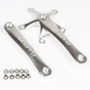 Folding Bike Square Bicycle Crank Crankset BCD130 Single 45/47/53/56/58T Chainwheel
