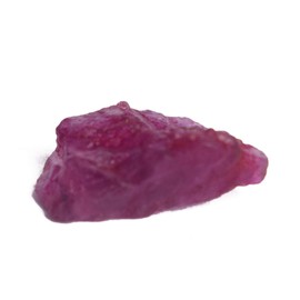 REAL-GEMS - Piedra de rubí rojo suelta de 13 quilates con cristales de curación de chakras de rubí, piedra energética, piedra gruesa