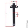 EZSMITH (Model 24 Universal Pocket Clip - (Tactical Black Finish)