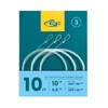 SF 10FT 10lb Pre-Tied Loop Saltwater Tapered Leader Fly Fishing