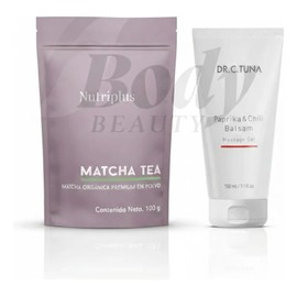 Kit Farmasi Gel De Masaje Páprika  Té Matcha Nutriplus