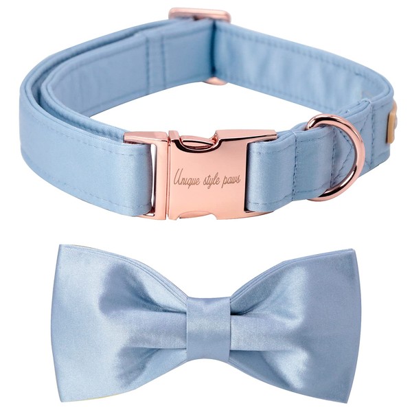 Unique style paws Dog Collar, Silk Dog Collar with Bow,