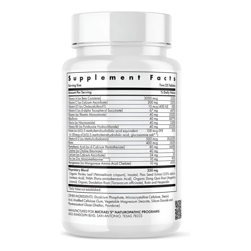 Multivitamínico Michael Health Adolescentes Tabletas