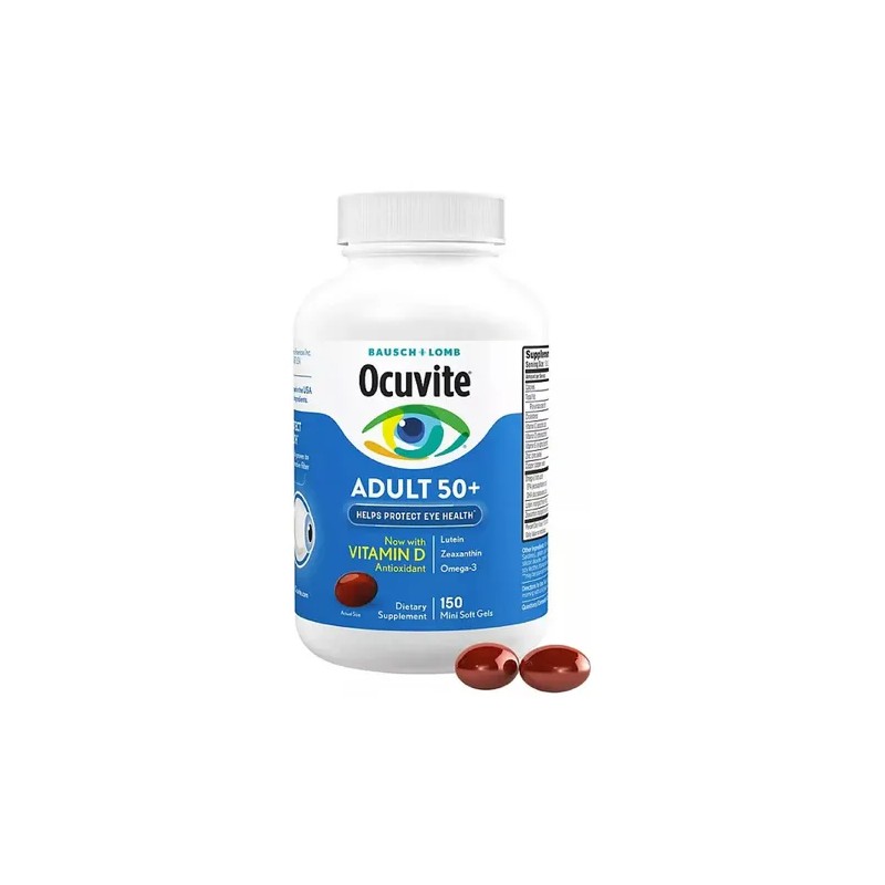 Ocuvite Adulto 50 BauschLomb Eye Vitamins for Adults 50, 150