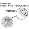 Round Louvered Vent, 316 Stainless Steel Air Vent Grille Ventilator