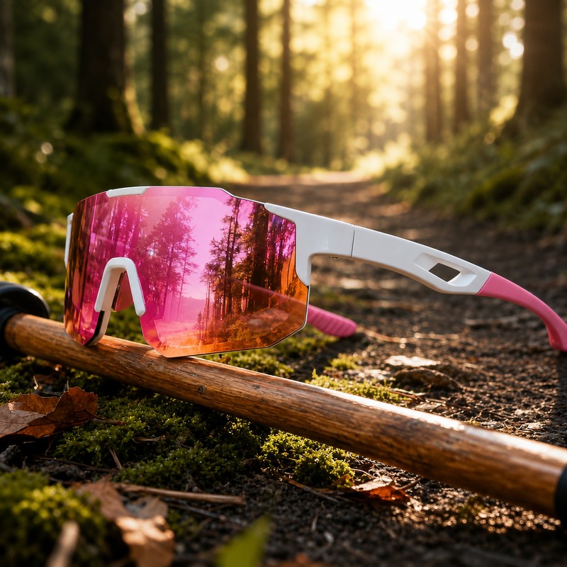 Performance Shield Sunglasses for Men & Women – Lightweight Wraparound