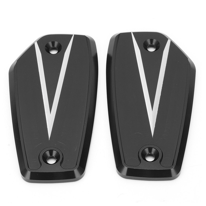 2pcs Front Brake Reservoir Cylinder Cover Cap Replacement for Suzuki
