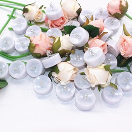 Topstone Led Tealight Candles with Remote and Timer,Warm Yellow Flameless Candles ,Big Capacity Battery Operated Tea Light,Best for Wedding and Festival Decoration,Pack of 12