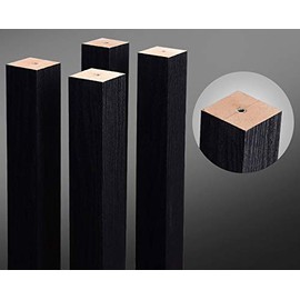 M5 Speaker Racks MDF 24 inch HiFi Audio Loudspeaker Stands for Bookshelf Speakers Pair Supports 150 Lbs (PVC Finish Black) (Black)