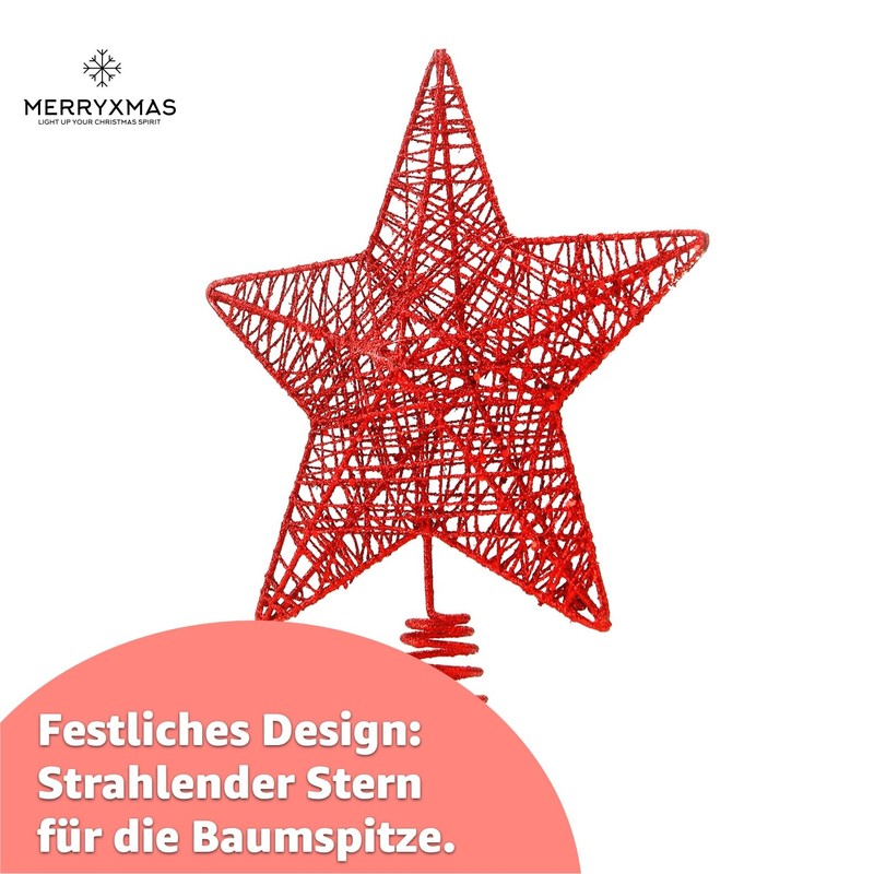 Christmas Tree Topper Star - Tree Topper & Christmas Tree