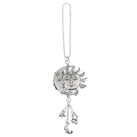 Ganz Sun and Moon Zinc Car Charm New