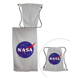 Aymax NASA Cosmo Microfibre Beach Towel 70 x 140 cm + Bag 43 cm