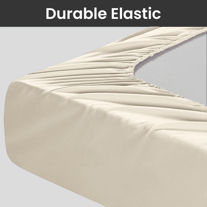 Moonlight Bedding Fitted Sheet 40 Cm Extra Deep Pocket Bed