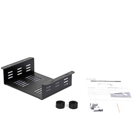 AEONS Under Desk Computer Mount Laptop PC Mount Wall Mount for Small Form Factor Case Desk Holder Shelf Drawer 10" x 3" x 8"