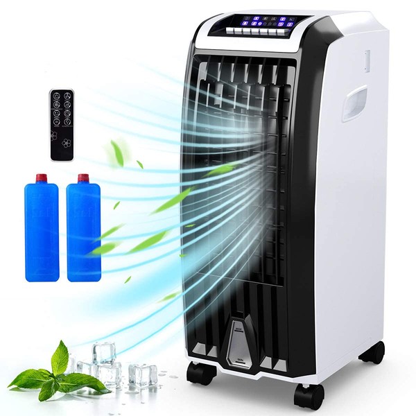 KOTEK Evaporative Cooler, Portable Air Cooler, Fan & Humidifier w/7.5H