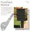 6 Pack 5143 Key Blank Compatible with High Security Mailbox