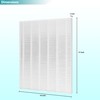Lhari 2-Pack D480 True HEPA Replacement Filter, Compatible with Winix