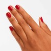 OPI Powder Perfection Red Hot Rio | Opaque Bright Red