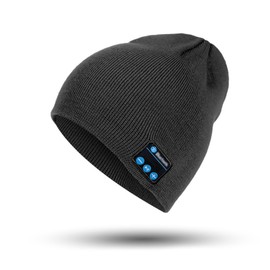 Bluetooth Beanie Hat Rechargeable Beanie Hat with Built In Mic Stereo Speakers Autumn Winter Warm Knitted Hat