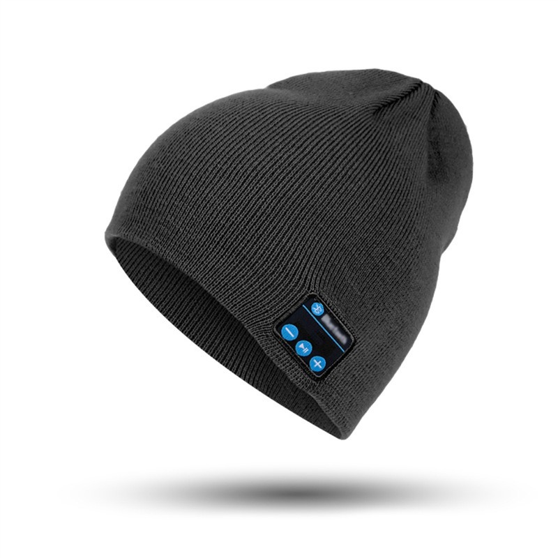 Bluetooth Beanie Hat Rechargeable Beanie Hat with Built In Mic