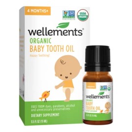 Wellements - Aceite Orgánico Para Dentición De Bebés, 15 Ml