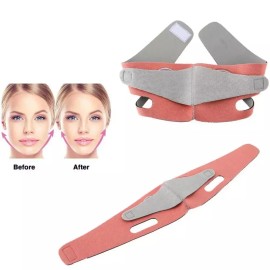 얼굴리프팅밴드 브이라인리프팅밴드 핑크색상 얼굴리프팅기구 Face Lifting Band V Line Lifting Band Pink Face Lifting Device