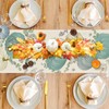 CHAROUP 13x72 Inch Pumpkins Fall Table Runner Autumn Kitchen Dining