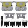JRSHOME Silver T Blade Replacement for Andis GTO, for Andis