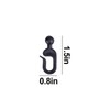 AONEAR 36 Pack Plastic Hooks for Gazebo Curtains and Mosquito