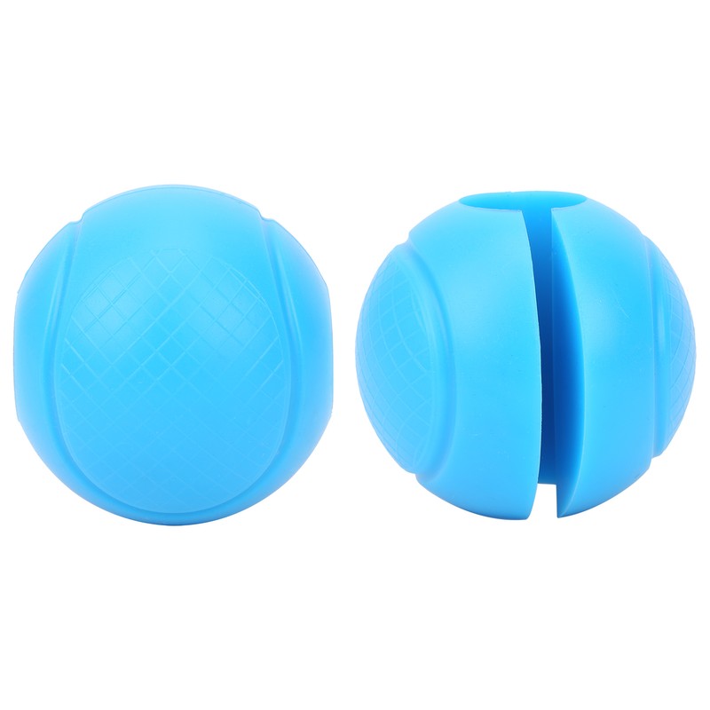 2pcs Barbell Grips Round Thick Silicone Dumbbell Adapter Balls Barbell