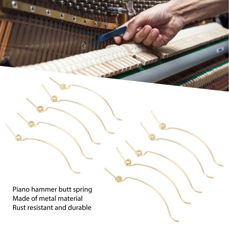 70Pcs Piano Spring Hammer Butt Springs Upright Pianos Repair Parts
