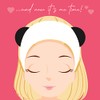 Legami - Me Time 24.5 x 11cm Polyester Panda Hair