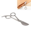 Stainless Steel Applique Scissors Duckbill Blade Comfortable Ergonomic Handle DIY