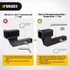 Nilight Trailer Hitch Extension Riser for 2 Inch Receiver with