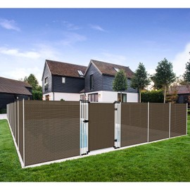 TANG Pool Gate Safety Yard Fencing Gate Door for Backyard Garden Outdoor Dog Chicken Privacy Fence Gate for Dirt Concrete Removable Freestanding 6’ Tall, 2.5’ Wide