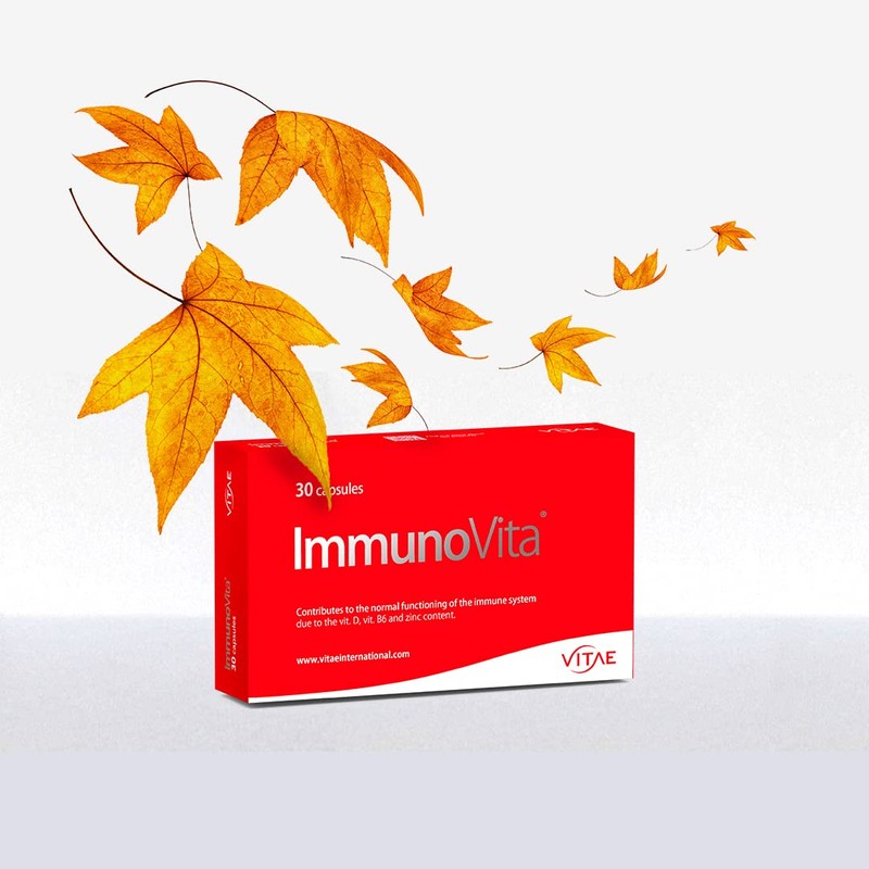 Vitae ImmunoVita 15 Capsules, Yeast Betaglucans, Vitamin D3, Vitamin B6