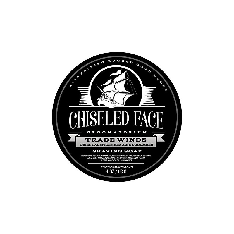 Trade Winds - Handmade Luxury Shaving Soap from Chiseled Face