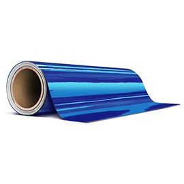 VViViD Blue Mirror Chrome Air-Release Adhesive Vinyl Pinstripe Tape Roll (12 Inch x 20ft)