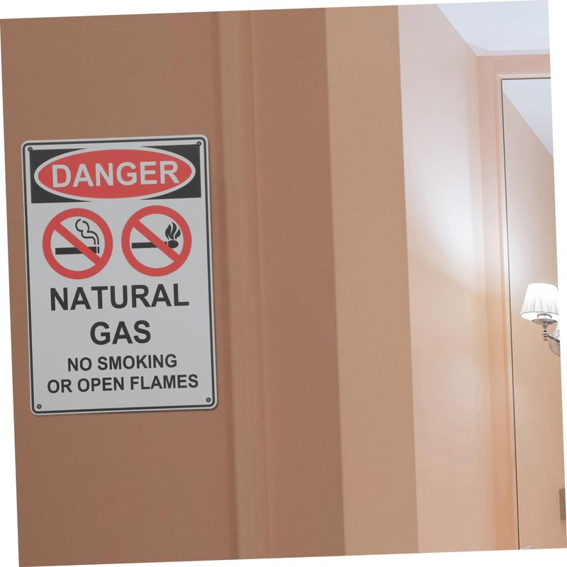 VILLFUL Public No Smoking Sign Caution Sign Wall Mounted Non-smoking