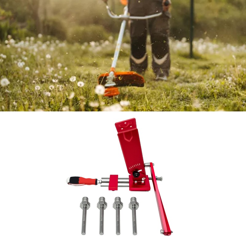 Lawn Mower Blade Sharpener Aluminum Alloy Blade Sharpener Tool Set