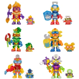 SUPERTHINGS Rescue Force Series - Complete Collection of 6 Kazoom Kids from the New Series, Each Comes with 1 SuperThing and 1 Battle Accessory