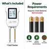 3-in-1 Digital Soil Tester with Backlit Display, pH Moisture &