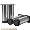 6 inch / 15cm Metal Furniture Legs, Tchosuz Pack of