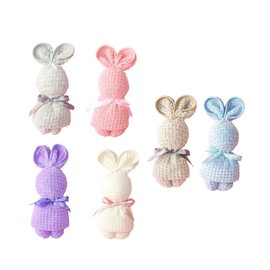 FELTECHELECTR 6pcs Multi-Function Towels Adorable Wash Towels for Easter Soft and Absorbent for Newborns and Everyday Use Bunny Design